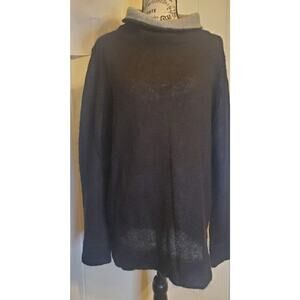 Chelsea Cambell mohair blend turtleneck. Size L